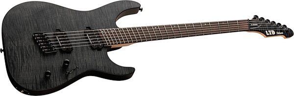 open zoom image for ESP LTD M-1000 Multi-Scale Electric Guitar, See-Thru Black Satin, Open Box (Very Good), Action Position Back
