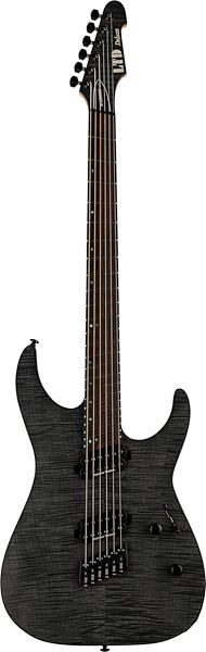 open zoom image for ESP LTD M-1000 Multi-Scale Electric Guitar, See-Thru Black Satin, Open Box (Very Good), Action Position Back