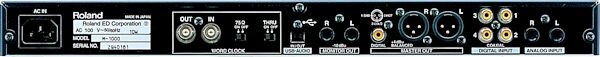 open zoom image for Roland M1000 10-Channel Rack Mixer, Rear