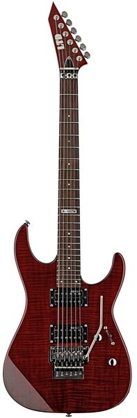 open zoom image for ESP LTD M-100FM Flame Maple Electric Guitar, See Thru Black Cherry