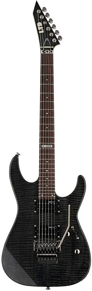 open zoom image for ESP LTD M-100FM Flame Maple Electric Guitar, See Thru Black