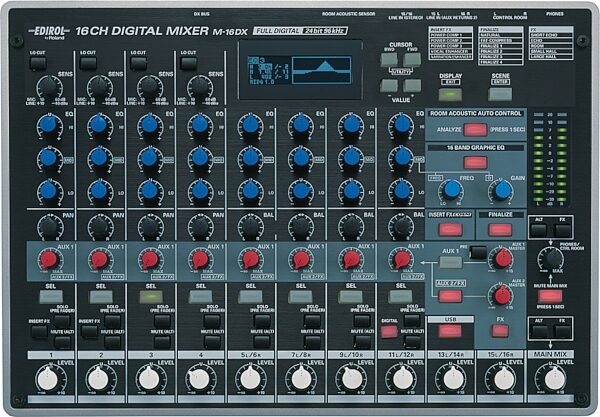 open zoom image for Edirol M16DX 16-Channel Digital Mixer, Mixer