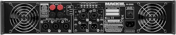 open zoom image for Mackie M2000 Amplifier, Rear