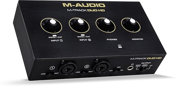 open zoom image for M-Audio M-Track Duo HD Producer Pack, New, Action Position Back