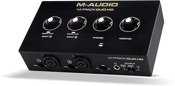 open zoom image for M-Audio M-Track Duo HD Producer Pack, New, Action Position Back