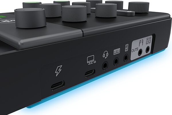 open zoom image for Mackie M-Caster Live Portable Livestreaming Mixer, Black, Detail Side