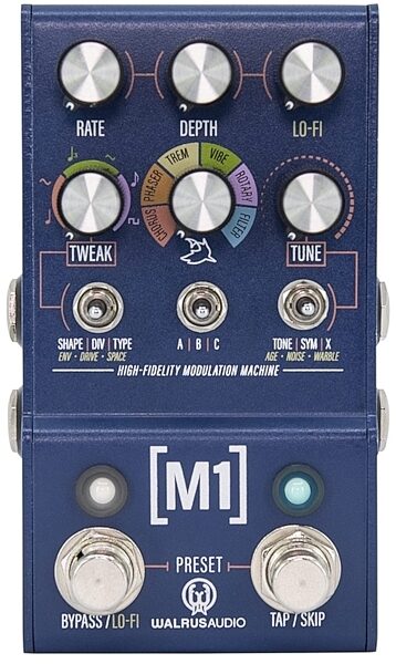 open zoom image for Walrus Audio MAKO Series M1 High-Fidelity Modulation Machine Pedal, main