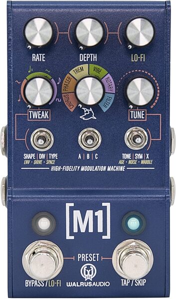 open zoom image for Walrus Audio MAKO Series M1 High-Fidelity Modulation Machine Pedal, Action Position Back