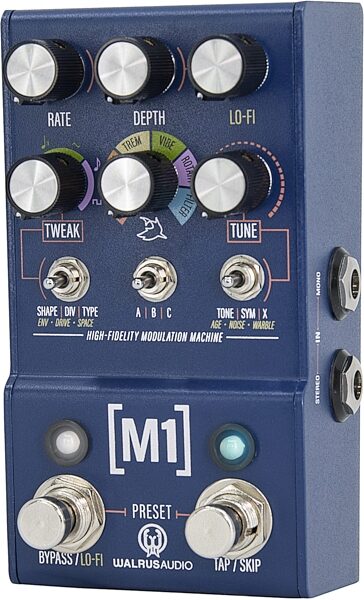 open zoom image for Walrus Audio MAKO Series M1 High-Fidelity Modulation Machine Pedal, Action Position Back