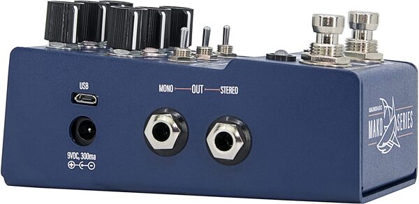 open zoom image for Walrus Audio MAKO Series M1 High-Fidelity Modulation Machine Pedal, Action Position Back