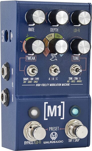 open zoom image for Walrus Audio MAKO Series M1 High-Fidelity Modulation Machine Pedal, Action Position Back