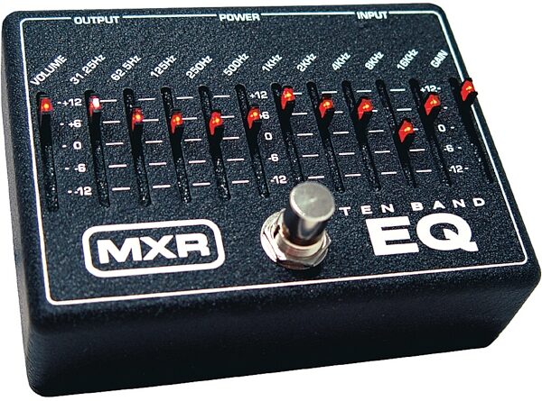 open zoom image for MXR M108 10-Band Graphic Equalizer Pedal, Main