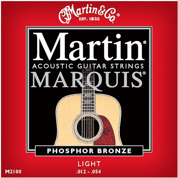 open zoom image for Martin M2100 Marquis Acoustic Guitar Strings (Light), Main