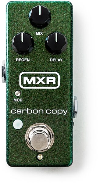 open zoom image for MXR M299 Carbon Copy Mini Analog Delay Pedal, New, Action Position Back