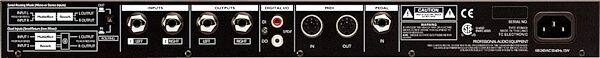 open zoom image for TC Electronic M300 Digital Effects Processor, Rear