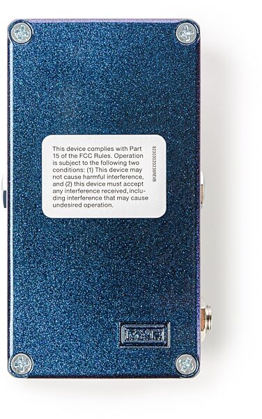 open zoom image for MXR M306 Poly Blue Octave Pedal, Open Box (Like New), Action Position Back