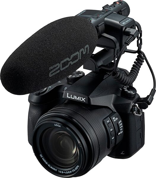 open zoom image for Zoom M3 MicTrak Stereo Shotgun Microphone/Recorder, New, Action Position Back