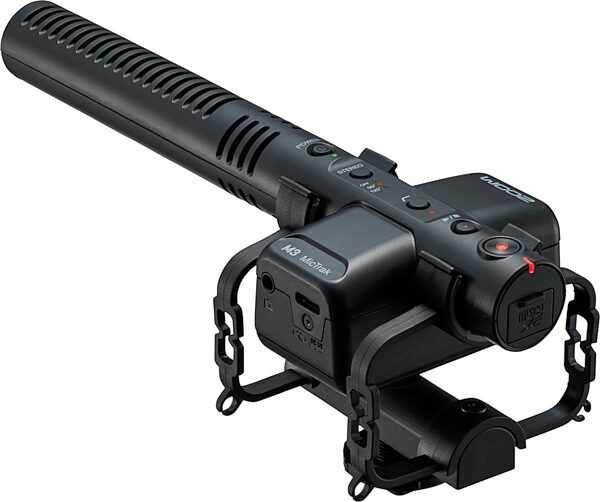 open zoom image for Zoom M3 MicTrak Stereo Shotgun Microphone/Recorder, New, Action Position Back