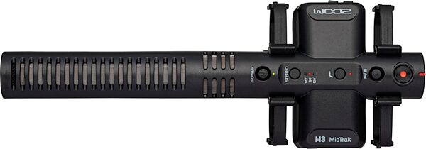 open zoom image for Zoom M3 MicTrak Stereo Shotgun Microphone/Recorder, New, Action Position Back