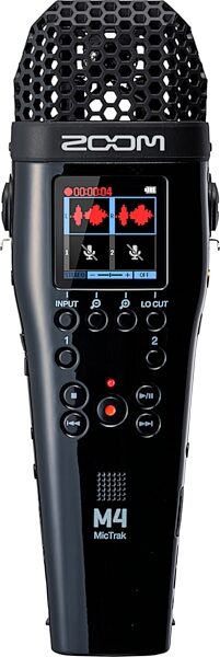 open zoom image for Zoom M4 MicTrak 4-Track Recorder with Stereo X/Y Microphones and Timecode, New, Action Position Back