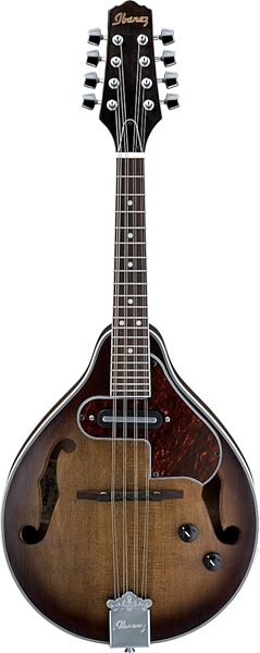 open zoom image for Ibanez M510E A-Style Acoustic-Electric Mandolin, Open Pore Vintage Sunburst
