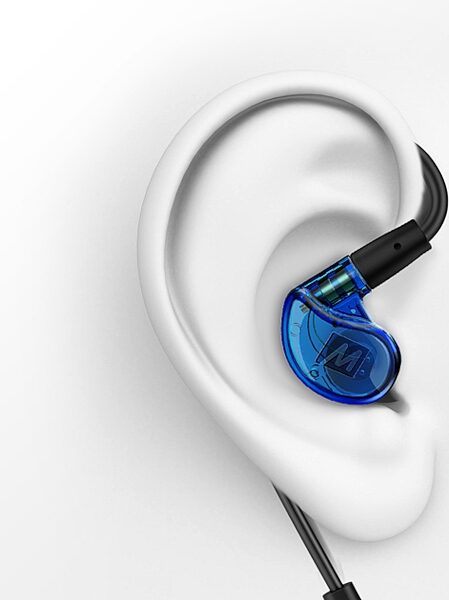 open zoom image for MEE Audio M6 Pro 2nd Gen In-Ear Headphone Monitors, Action Position Back