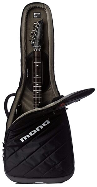 open zoom image for Mono Vertigo Electric Guitar Case, Jet Black, Black Open