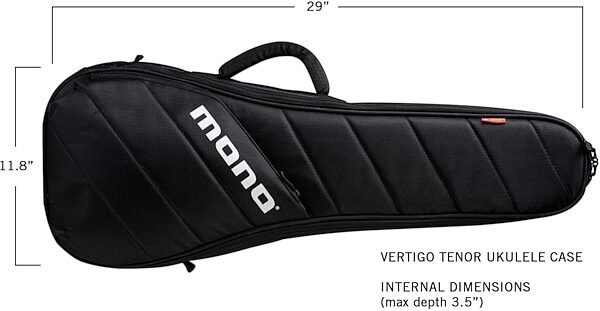 open zoom image for Mono Vertigo Tenor Ukulele Case, Detail Front