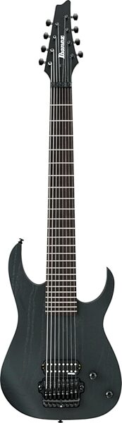 open zoom image for Ibanez M80M Meshuggah Electric Guitar, 8-String (with Gig Bag), Weathered Black