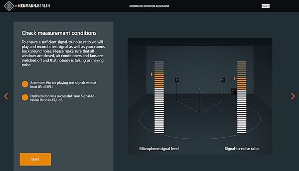 open zoom image for Neumann MA 1 Studio Monitor Alignment Software with Measurement Microphone, New, Action Position Side