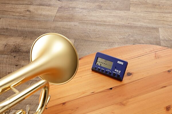 open zoom image for Korg MA-2 Metronome, Blue and Black, Action Position Back