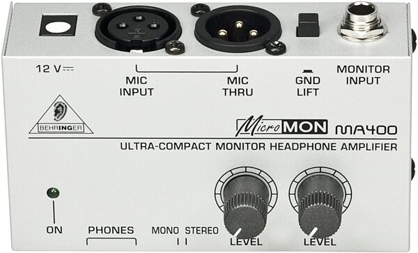 open zoom image for Behringer MA400 MicroMON Monitor Headphone Amplifier, Main