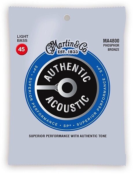open zoom image for Martin Authentic Acoustic Bass Strings, MA4800, Main