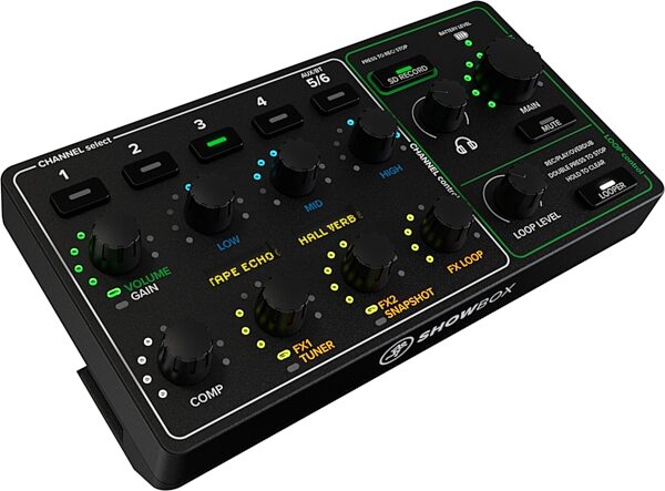 open zoom image for Mackie ShowBox Battery-Powered PA System, New, Action Position Back