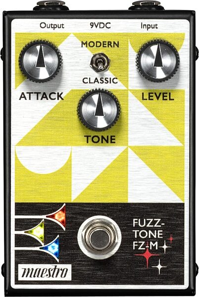 open zoom image for Maestro Fuzz-Tone FZ-M Fuzz Pedal, Open Box (Very Good), Action Position Back