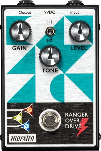 open zoom image for Maestro Ranger Overdrive Pedal, Open Box (Like New), Action Position Back