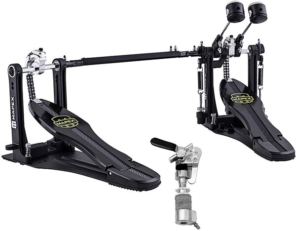open zoom image for Mapex Armory P810TW Response Drive Double Pedal, Black, Bundle with Gibraltar SCDC Hi-Hat Drop Clutch, pack