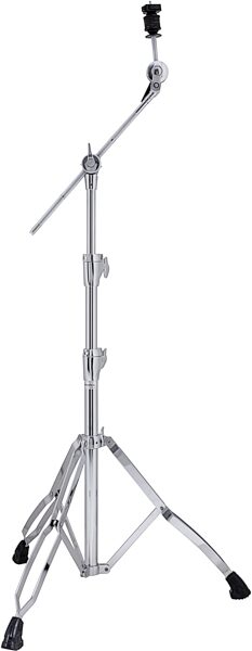 open zoom image for Mapex Armory B800 Double-Braced Boom/Straight Cymbal Stand, Single Stand, Chrome, Action Position Front