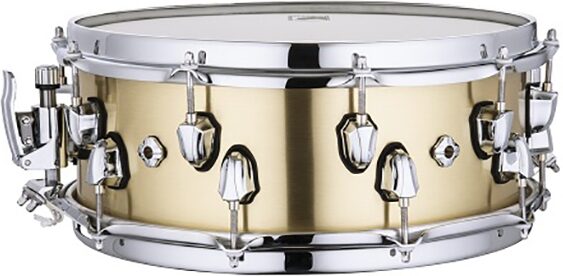open zoom image for Mapex Black Panther Metallion Brass Snare, 14x5.5 inch, Action Position Back