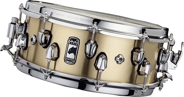 open zoom image for Mapex Black Panther Metallion Brass Snare, 14x5.5 inch, Action Position Back