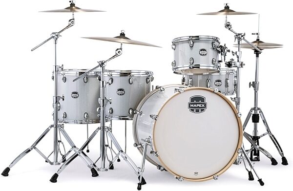 open zoom image for Mapex MA528SF Mars Birch Crossover Drum Shell Kit, 5-Piece, Diamond Sparkle, Main