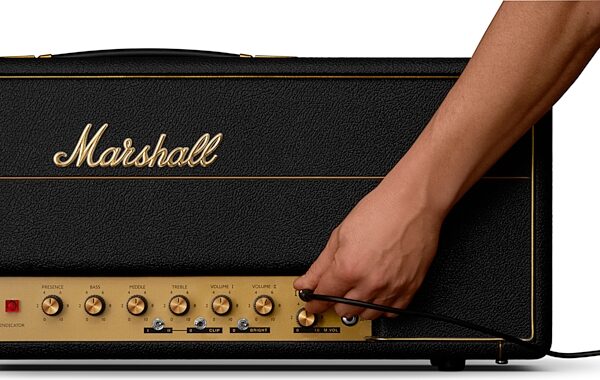 open zoom image for Marshall 1959 Modified Guitar Amplifier Head (100 Watts), Open Box (Like New), Action Position Back