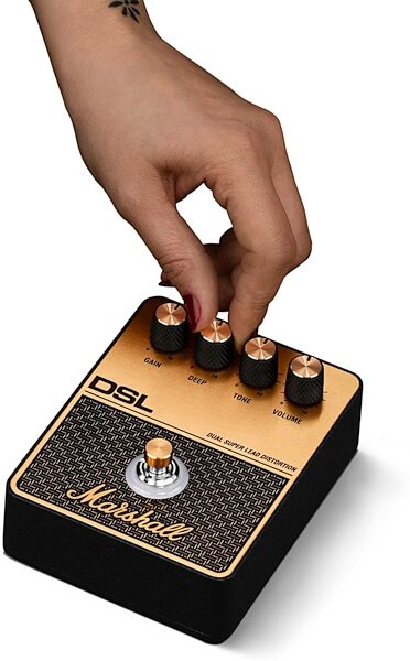 open zoom image for Marshall DSL Overdrive Pedal, New, Action Position Back