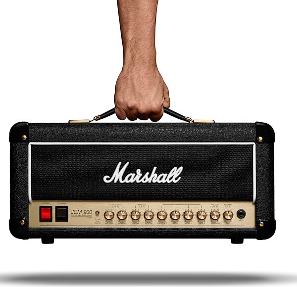 open zoom image for Marshall Studio JCM 900 Guitar Amplifier Head (20 Watts), New, Action Position Back