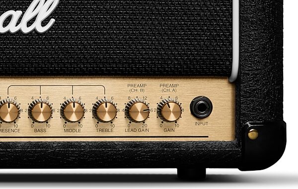 open zoom image for Marshall Studio JCM 900 Guitar Amplifier Head (20 Watts), New, Action Position Back