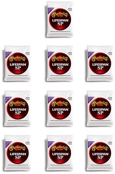 open zoom image for Martin SP Lifespan Phosphor Bronze Acoustic Guitar Strings, strings