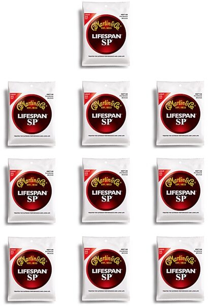 open zoom image for Martin SP Lifespan Phosphor Bronze Acoustic Guitar Strings, strings
