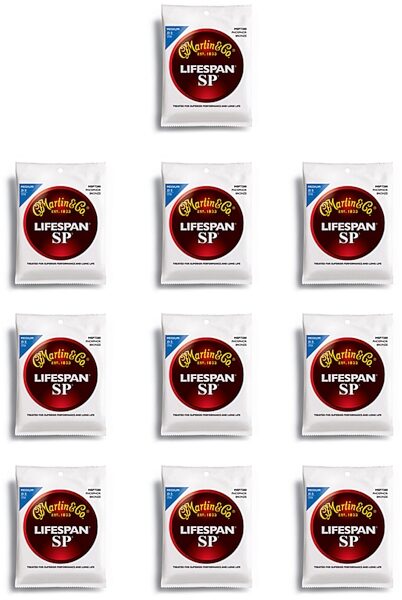 open zoom image for Martin SP Lifespan Phosphor Bronze Acoustic Guitar Strings, strings