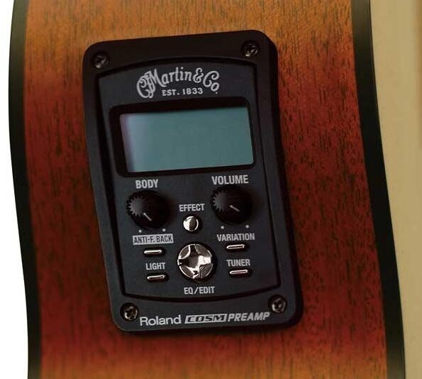 open zoom image for Martin OMC-16GTE Acoustic-Electric Guitar (with Case), Roland Electronics