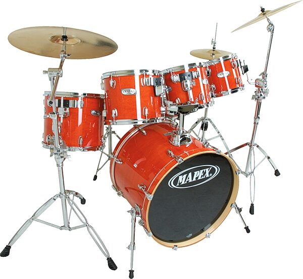 open zoom image for Mapex MB5225A M Birch Fusion 5-Piece Drum Kit, Honey Amber